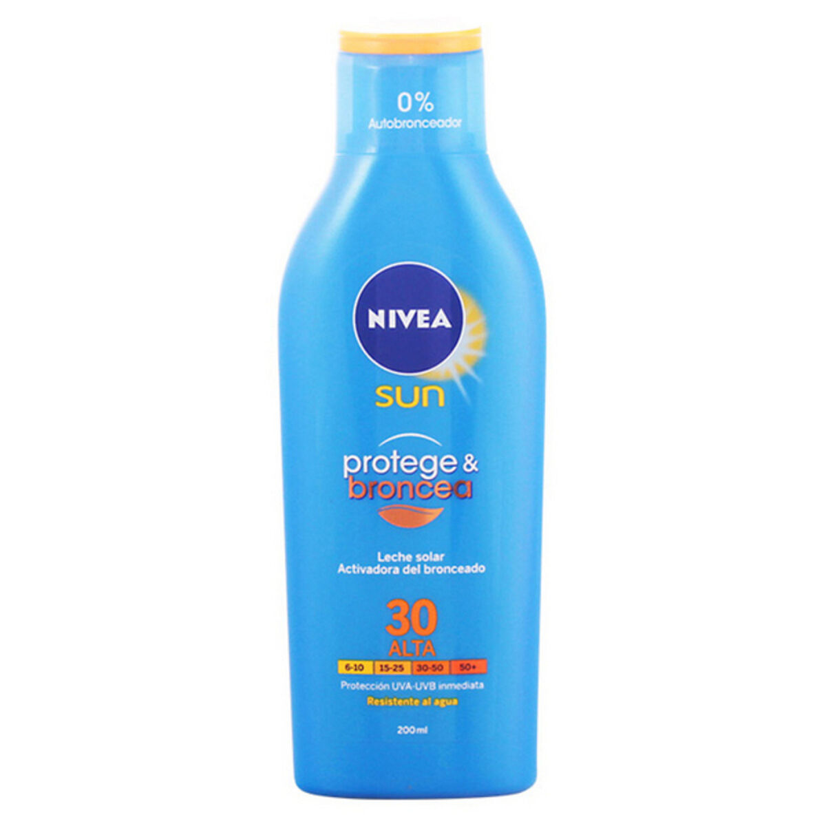 Zonnemelk Nivea Sun Broncea Spf 30 200 ml